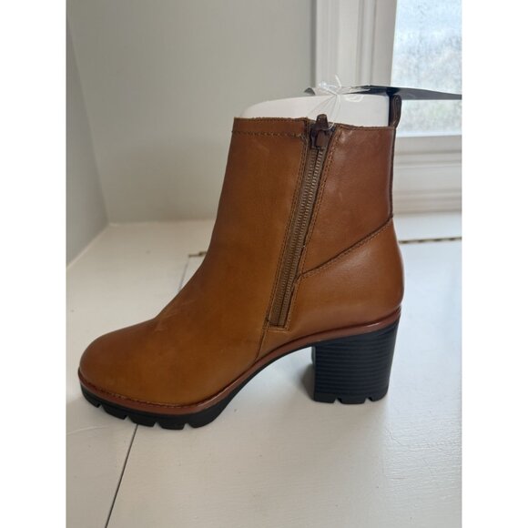 NEW Verney Weatherproof Ankle Boot Brown Leather Women's Sz US 7.5 $220 [jb] - Picture 11 of 16